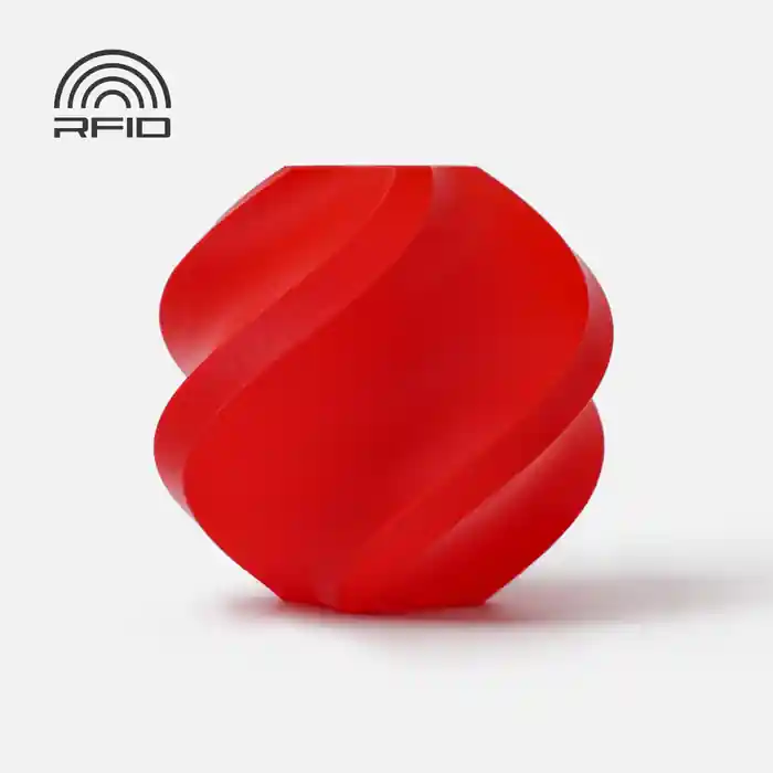 Bambu Lab PLA Basic 1kg, with spool Červená - Red Zlevněný