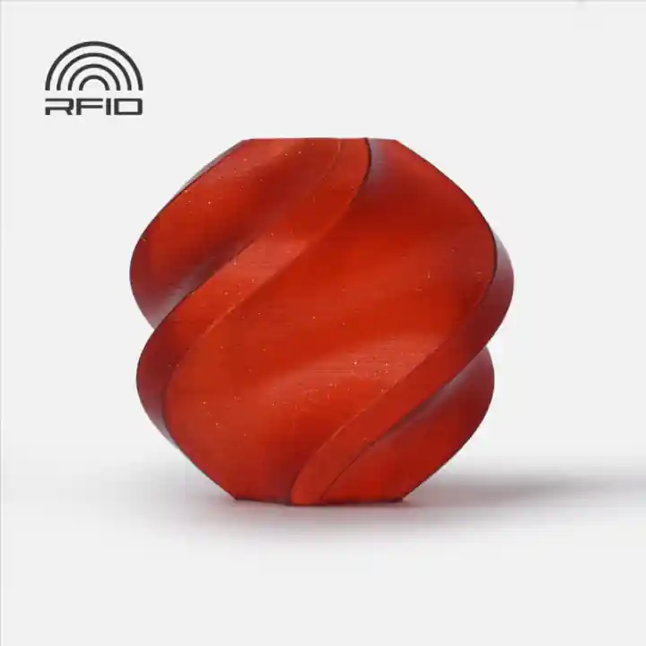Bambu Lab PLA Sparkle with spool, 1kg Červená - Crimson Red Poslední Šance