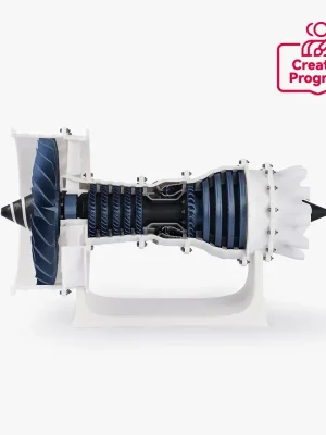 Odeslání Ihned Bambu Lab Jet Engine Model Components Kit 006