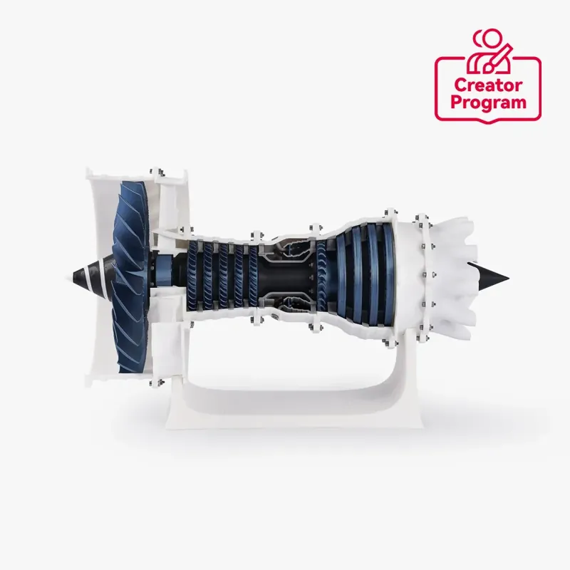 Odeslání Ihned Bambu Lab Jet Engine Model Components Kit 006