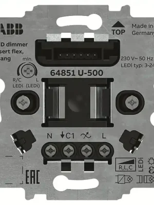 ABB 2CKA006500A0013 PŘÍSTROJ STMÍVAČE LED FLEX PRO KRÁTKOCESTNÉ OVLÁDÁNÍ TYP 64851 U-500 Top Prodej