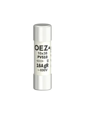 OEZ Pojistka válcová 16A PV510-GR 690V Jen Po Omezenou Doba
