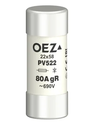 OEZ Pojistková vložka,PV522 80A gR Sezónní Sleva