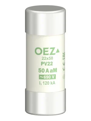 OEZ Pojistková vložka,PV22 50A aM Výhodná Nabídka
