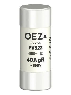 OEZ Pojistková vložka,PV522 40A gR Objednat Nyní