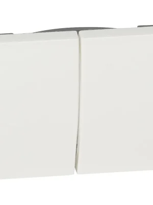 LEGRAND Ovladač GALEA 777012 dvojitý bílý Akce