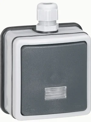 Spínač PLEXO 90460 č.6 IP66 šedý Nejlepší Volba