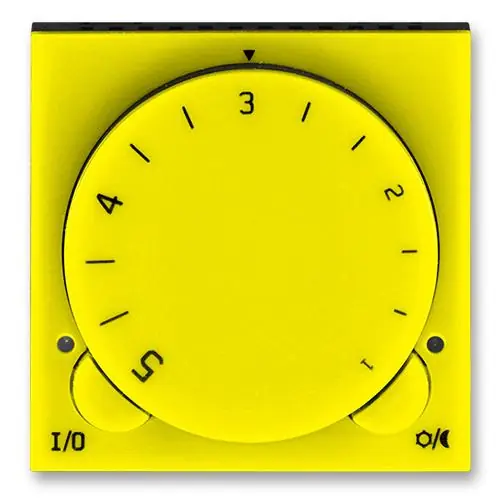 Termostat univerzální otočný (ovládací jednotka) ABB Levit 3292H-A10101 64 žlutá/kouřová černá Vrácení Zdarma
