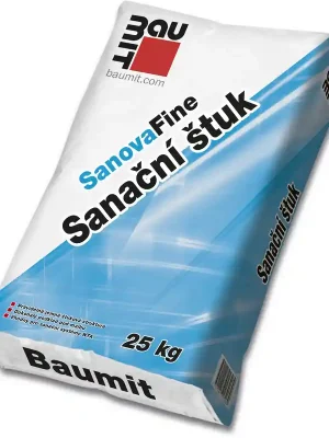 Značkový Omítka sanační štuková Baumit SanovaFine 0,6 mm 25 kg