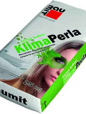 Omítka štuková Baumit KlimaPerla vápenná 0,6 mm 25 kg Cenově Výhodný