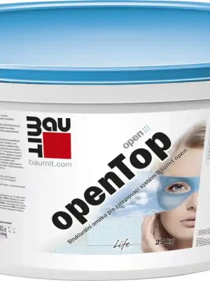 Cenově Výhodný Omítka silikonová Baumit openTop škrábaná 2 mm 25 kg