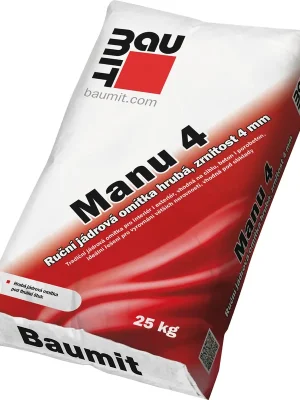 Omítka jádrová Baumit Manu 4 4 mm 25 kg Horká Nabídka