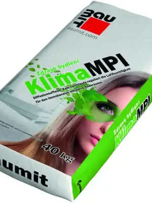 Omítka jednovrstvá Baumit KlimaMPI pro regulaci vlhkosti 0,6 mm 40 kg Akce