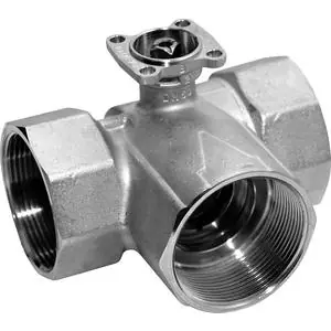 Finální Výprodej BELIMO KOHOUT KULOVÝ TŘÍCESTNÝ ZÁVITOVÝ ROZDĚLOVACÍ R3032-S3 DN32 RP5/4" KVS32