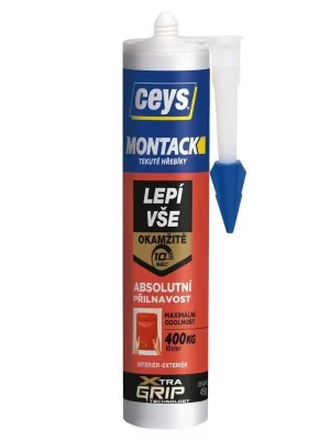 Lepidlo montážní Ceys MONTACK lepí vše okamžitě 450g 42507263 Akce