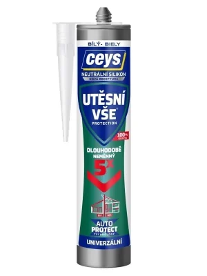 Silikon neutralní bílý Ceys 280ml 42505528 Levný
