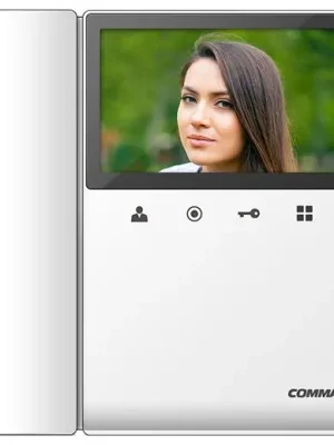 COMMAX VIDEOTELEFON CDV-43K2 BÍLÝ (17-30VDC) 4.3INCH CVBS SE SLUCH. 2 VSTUPY 0110-392 Rychlé Dodání