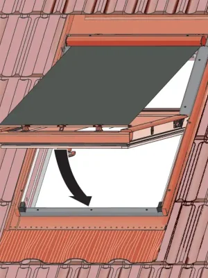 Markýza venkovní Tondach Exterior blind TEB 089 01 55×78 Cenový Hit