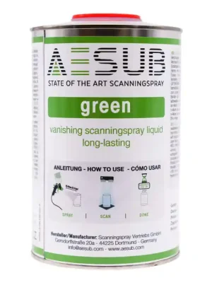 Nová Kolekce AESUB Green - Skenovací sprej, roztok pro stříkací pistoli - 1000 ml